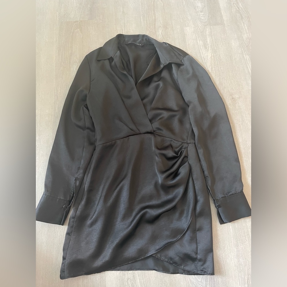 Zara black mini dress
